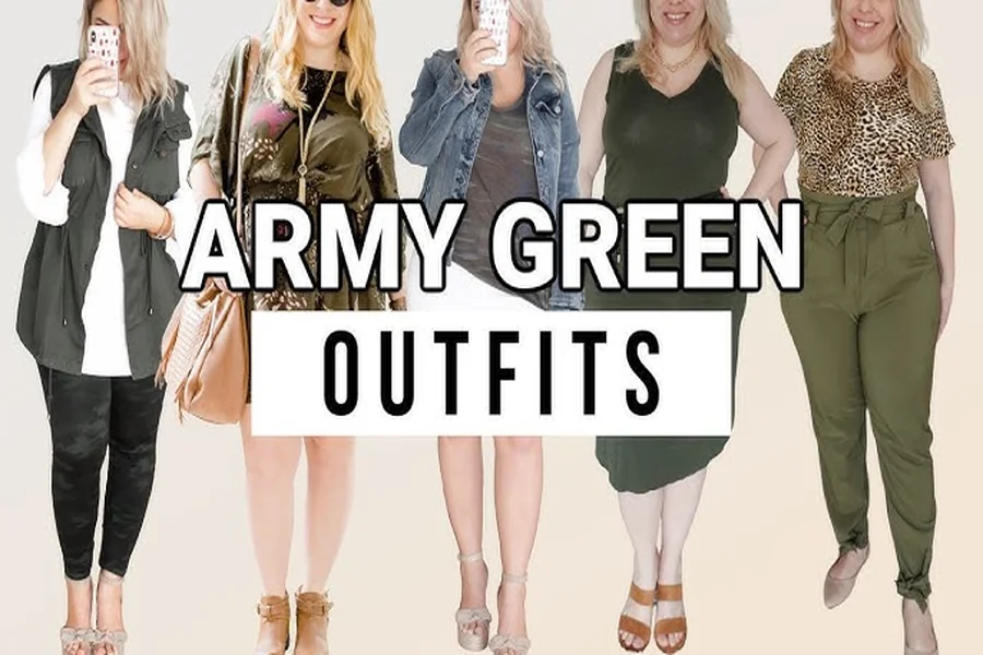 Army Green Outfits for Ladies