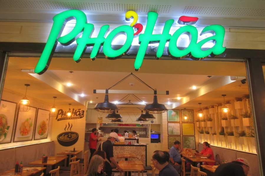 Pho Hoa Menu